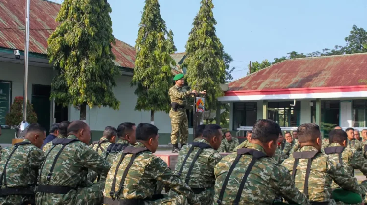 Dandim 0307 Pimpin Upacara Tekankan Disiplin Pengabdian