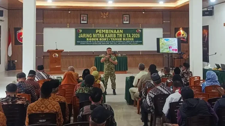 Kodim 0307 Perkuat Sinergi Mitra Karib