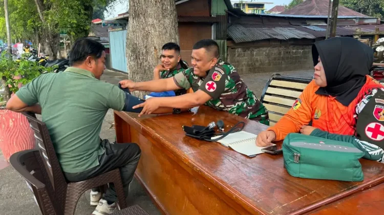 Kodim 0307 Gelar Cek Kesehatan Gratis