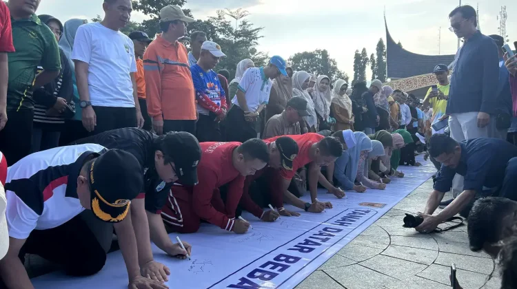 Dandim 0307 Komit Wujudkan Tanah Datar Bersih