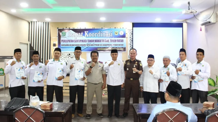 Legalitas Tanah Wakaf Dipercepat di Tanah Datar