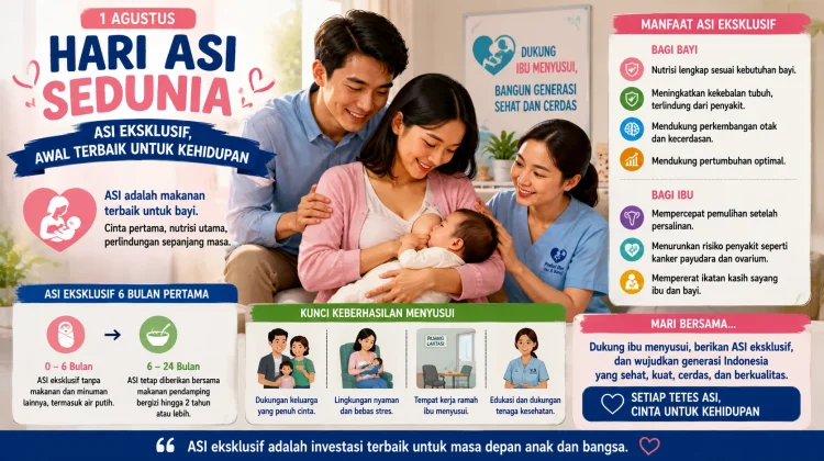 Hari ASI Sedunia, "ASI Eksklusif, Awal Terbaik untuk Kehidupan"