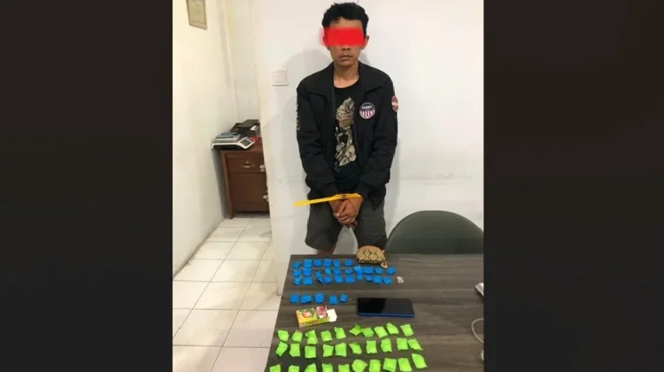 Miliki 62 Paket Sabu, Seorang Resedivis Diamankan Polisi di Bukittinggi