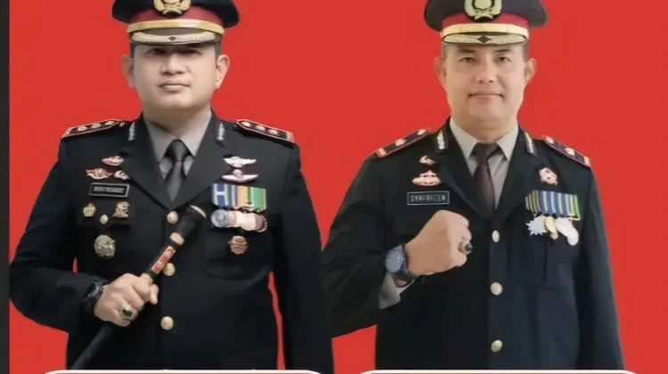Kapolres & Wakapolres Pessel Kobarkan Nasionalisme Lewat Bendera Merah Putih