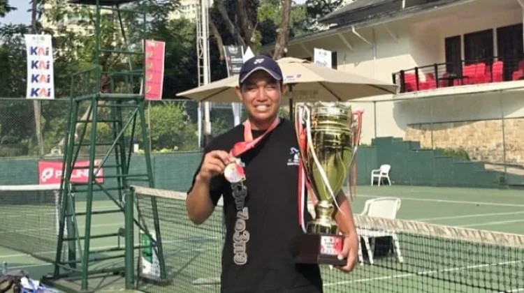 Tumbangkan Tegar di Final, Lucky Candra Rajai Liga Tenis Seri 1