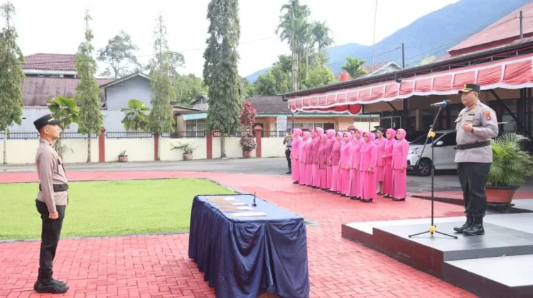 Polres Pasaman Komit Akselerasi Kinerja Pasca Sertijab di Lingkungan Kerja