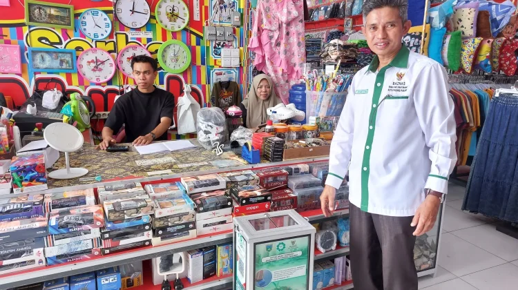 BAZNAS Padang Panjang Sebar Kotak Infak ke Tempat Usaha Gaet Mitra