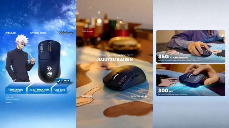 Rexus Hadirkan Gaming Gear Kolaborasi Jujutsu Kaisen