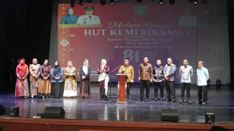 Malam Resepsi HUT ke-81 RI, Pemko Ajak Satukan Langkah Bangun Daerah