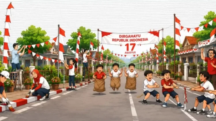 Semangat Gotong Royong di Balik Kemeriahan 17 Agustus
