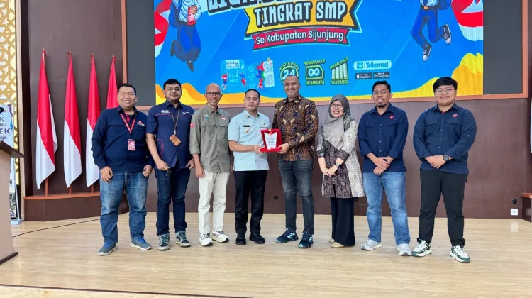 Dukung Literasi Digital Pelajar Sijunjung, Telkomsel Gelar Liga Sang Juara