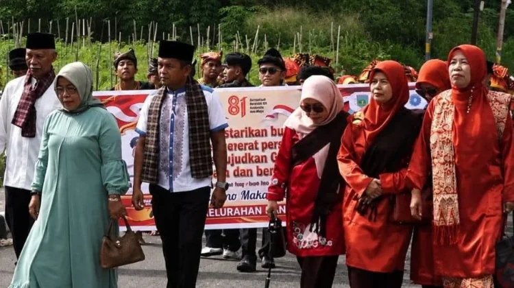 Makan Bajamba hingga KIM Meriahkan HUT ke-81 RI di Kelurahan Ganting
