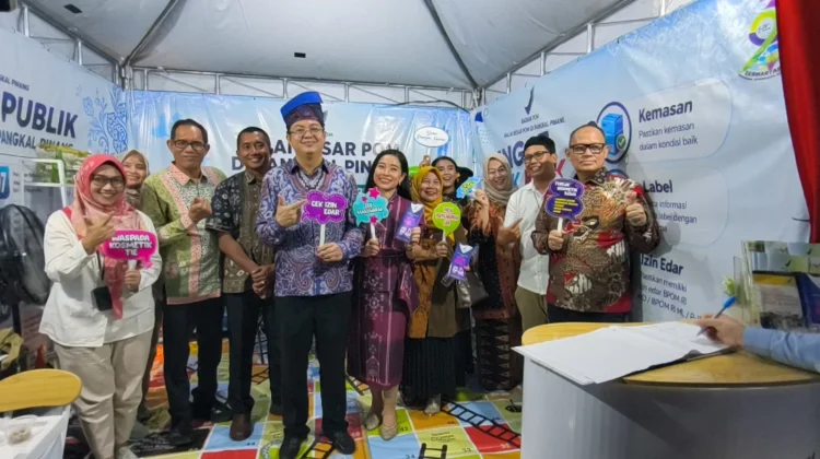 BBPOM di Pangkal Pinang Turut Semarakkan Pameran Pembangunan HUT 23 Bangka Barat