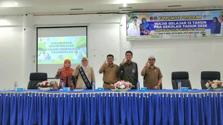 Pemko Bukittinggi Kampanyekan Wajib Belajar 13 Tahun Prasekolah