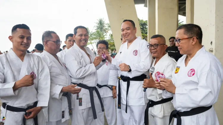 Ketua Pengprov Lemkari Sumbar, Nanda Satria Luncurkan Logo Baru di Latgab se-Sumbar
