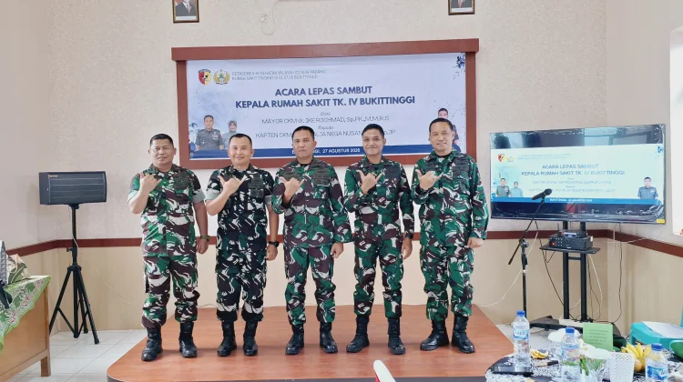 Lepas Sambut Karumkit RST TK. IV Bukittinggi, Dandim 0304Agam Apresiasi Layanan