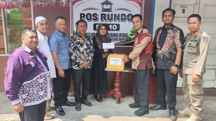Silaing Atas Raih Juara 2 Lomba Poskamling Tertib Kota Padang Panjang