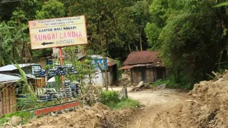 Pemulihan Infrastruktur Nagari Sungai Landia Pasca Bencana