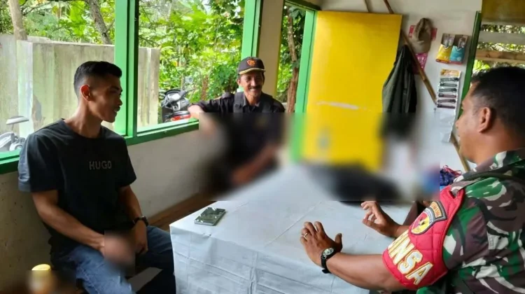 Babinsa Koramil 06/Guguk Ajak Warga Waspadai Bencana Bijak Bermedia Sosial