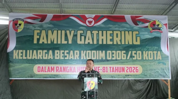 Kodim 0306 Gelar Family Gathering Semarak Kemerdekaan