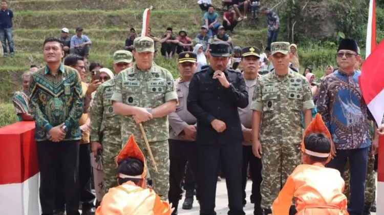 Pangdam XX TIB Hadiri Peresmian Jembatan Garuda Lima Puluh Kota