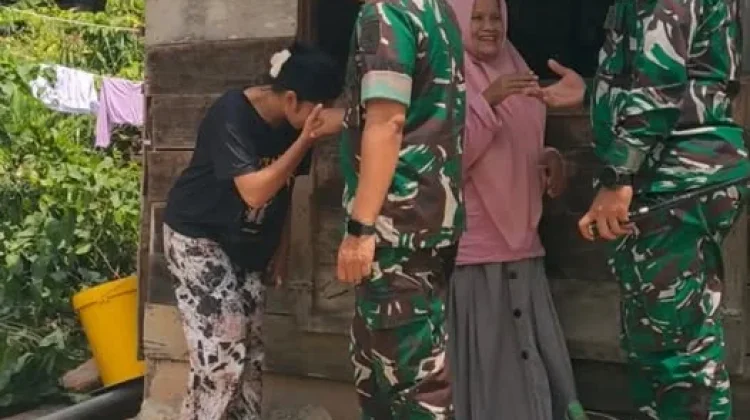 Danrem 032 Wira Braja Tinjau RTLH TMMD Sarilamak