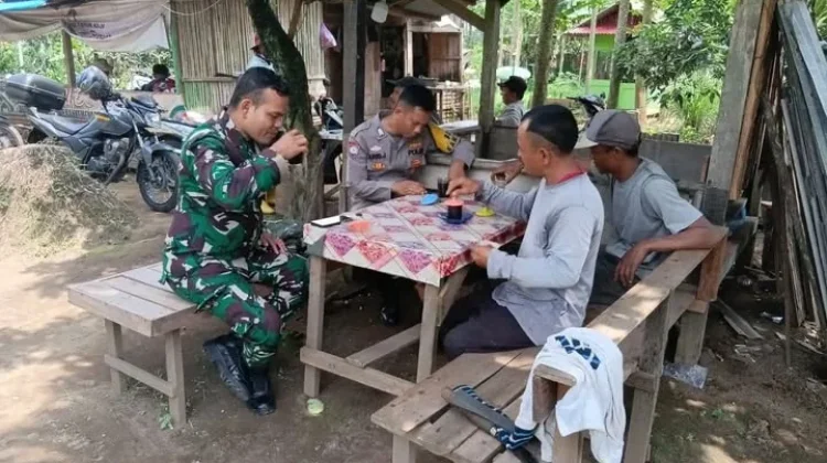 TNI Polri Sinergi Komsos Perkuat Kamtibmas Buluh Kasok