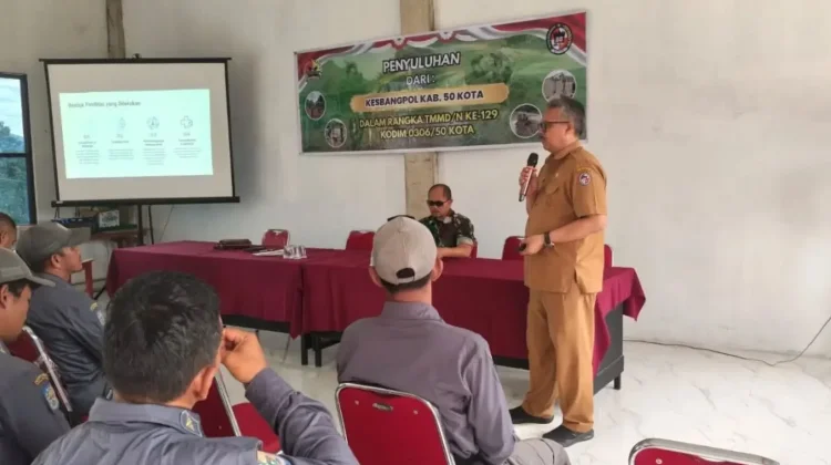 Kesbangpol Lima Puluh Kota Beri Penyuluhan Wawasan Kebangsaan