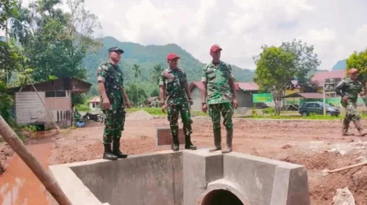 Tim Wasev Kodam Tinjau TMMD Ke-129 Lima Puluh Kota