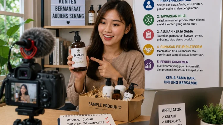 Strategi Affiliator Gaet Penjual Kirim Sampel