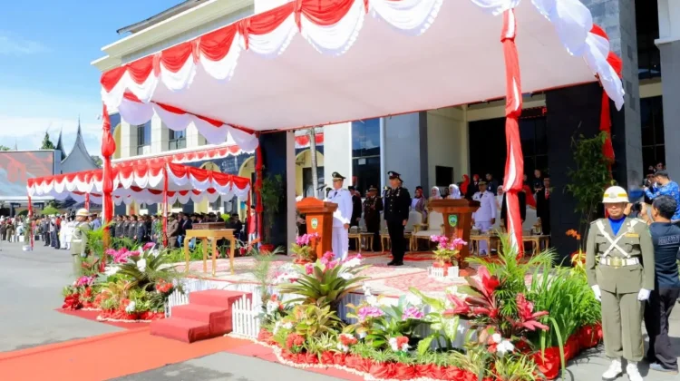 Upacara HUT RI ke-81 di Pasaman berlangsung khidmat