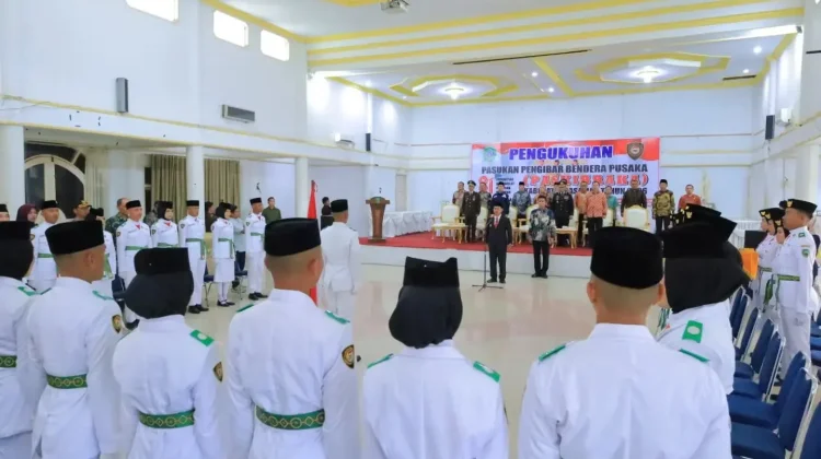 Wabup Pasaman kukuhkan 45 anggota Paskibraka HUT RI ke-81