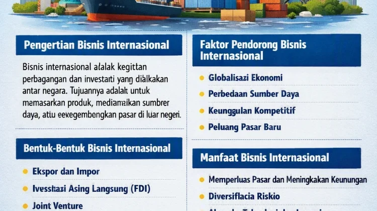Konsep Dasar Bisnis Internasional