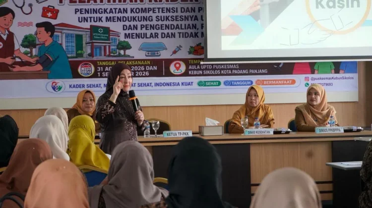 Dinkes Padang Panjang Perkuat Kapasitas Kader lewat Pelatihan
