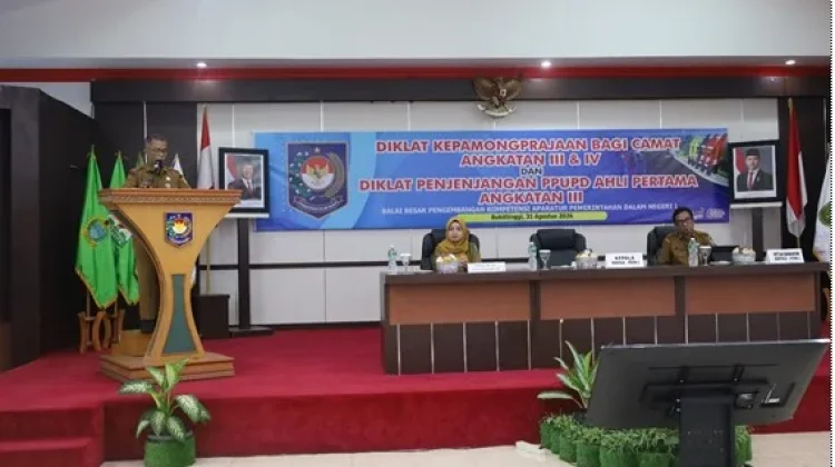 BBPKA-PDN I Buka Diklat PPUPD dan Kepamongprajaan Camat Tahun 2026