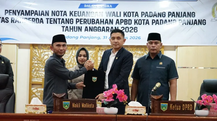 Pendapatan Padang Panjang Naik 13,14 Persen di Perubahan APBD 2026