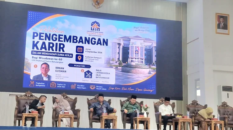 Irman Gusman Bekali Wisudawan UIN Mahmud Yunus Hadapi Dunia Kerja dengan 5 Kunci