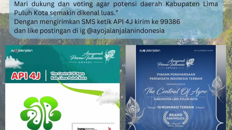 The Central of Agro Limapuluh Kota Masuk Nominasi API