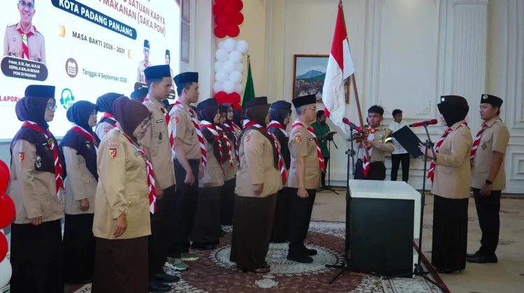 Kwarcab 12 Padang Panjang lantik pengurus Saka POM pertama di Sumbar