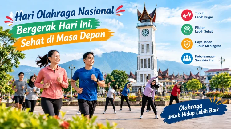 Hari Olahraga Nasional, "Bergerak Hari Ini, Sehat di Masa Depan"
