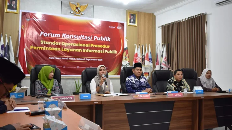 Gelar FKP, KPU Agam Bedah SOP Layanan Informasi Publik Bersama KI Sumbar