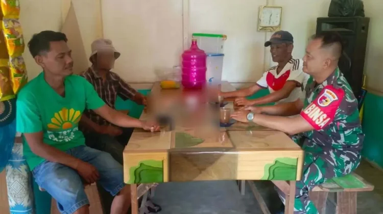 Babinsa Subarang Batuang Ajak Warga Jaga Kesehatan dan Kebersihan