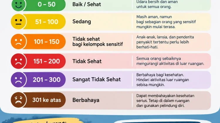 Kualitas Udara Bukittinggi Masuk Tidak Sehat