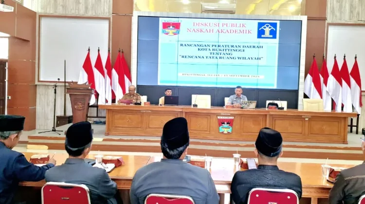 Kupas RTRW Bukittinggi 20 Tahun Kedepan, Kanwil Hukum Sumbar Dihadirkan