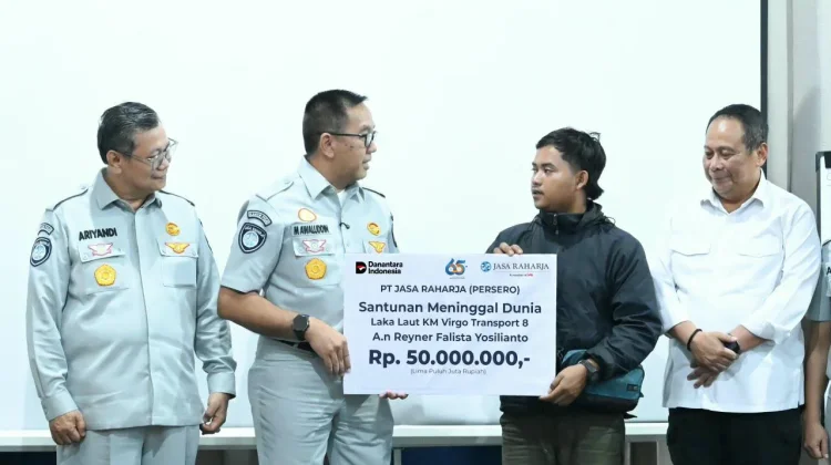 Santunan Korban KM Virgo Transport Delapan Diserahkan Cepat