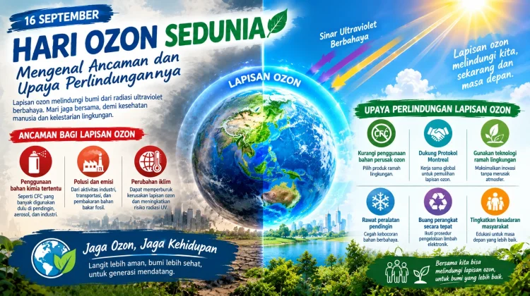 Hari Ozon Sedunia, "Mengenal Ancaman, dan Upaya Perlindungannya"