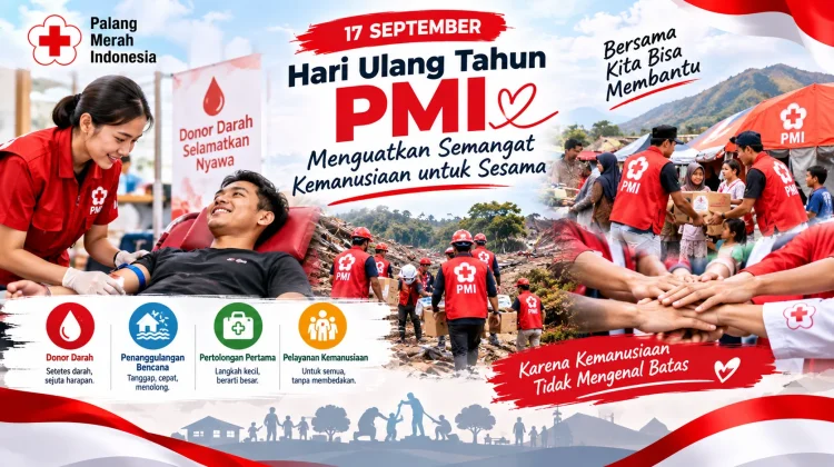 Hari Ulang Tahun PMI : Menguatkan Semangat Kemanusiaan untuk Sesama