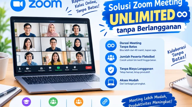 Solusi Zoom Meeting Unlimited tanpa Berlangganan