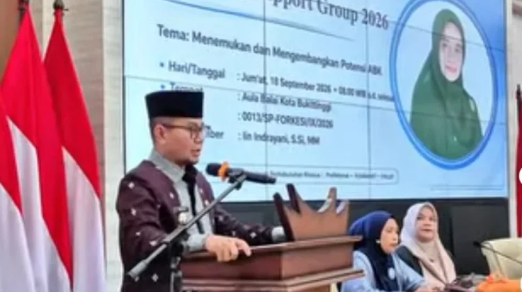 Wawako Bukittinggi Dukung Penguatan Parenting Anak Disabilitas