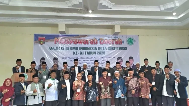 Prof. Dr. H. Edi Rosman Terpilih sebagai Ketum MUI Kota Bukittinggi 2025–2030